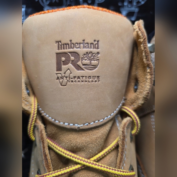 Timberland PRO Men's Tan and Black Work Boots - Picture 3 of 11